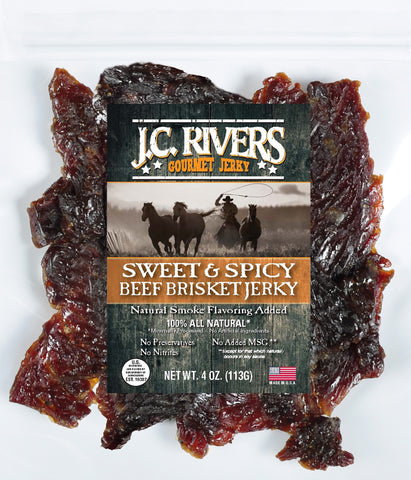 Sweet and Spicy Beef Brisket Jerky