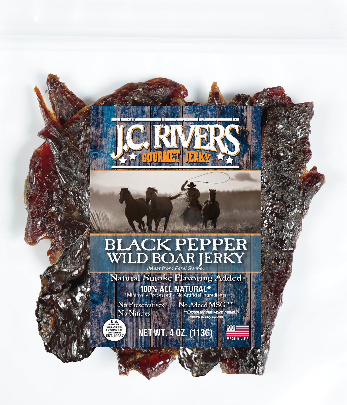 Black Pepper Wild Boar Jerky