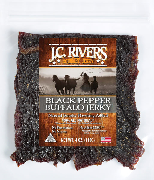 Black Pepper Buffalo Jerky
