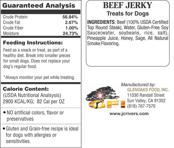 Treats for Dogs - BEEF Jerky