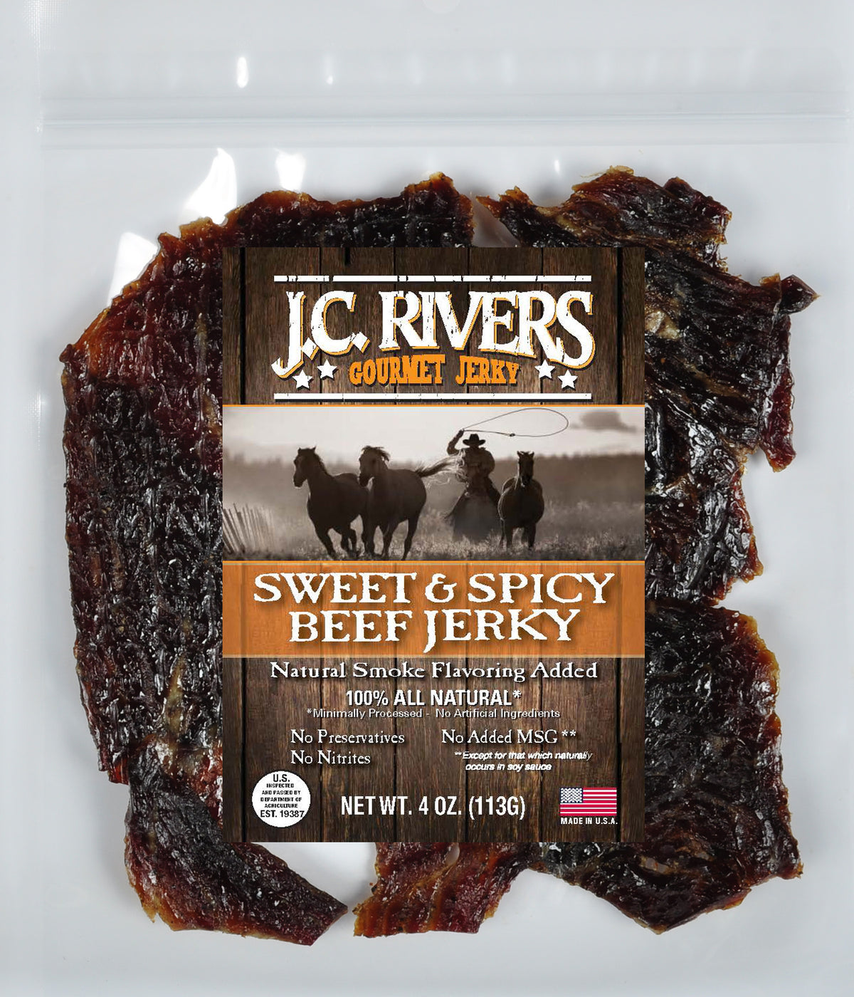 Sweet and Spicy Beef Jerky – JC Rivers