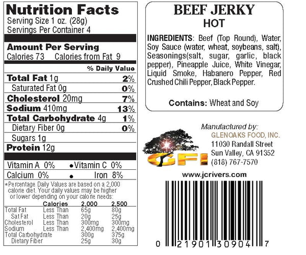 Hot Beef Jerky