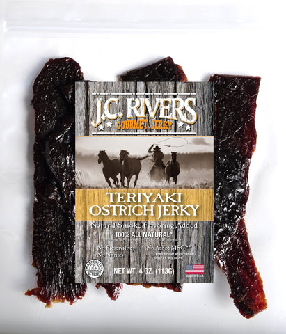 Teriyaki Ostrich Jerky